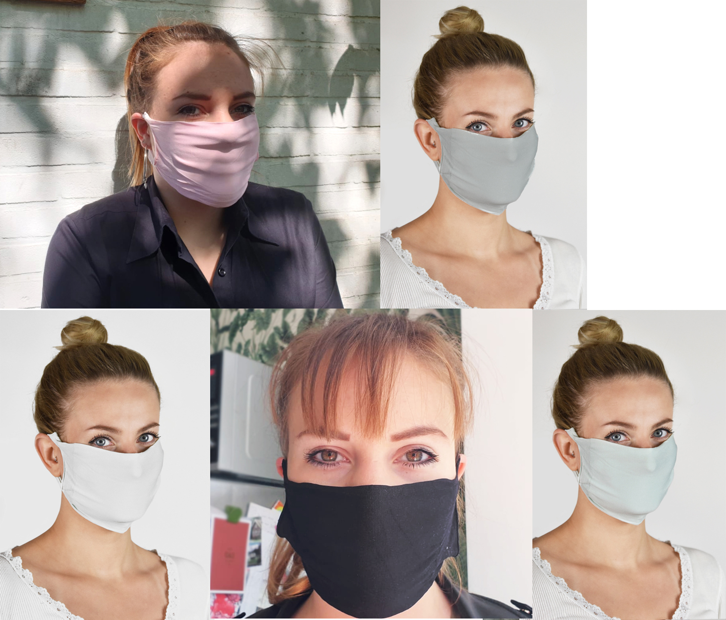 Herbruikbare wasbare mondmasker mondkapje 10 stuks alle kleuren NIET MEDISCH met Oeko-Tex standard 100 label