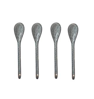 Nordic Sea theelepel set van 4 stoneware - W2,7 x L16 cm