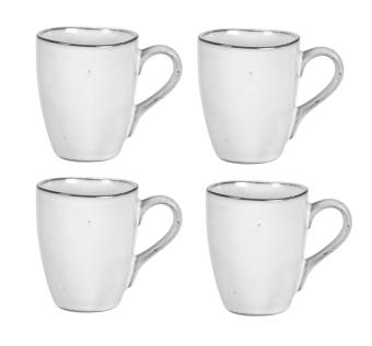    Broste Copenhagen Nordic Sand koffie beker met oor - mug with ear Ø 8 x H10 cm, 25 cl