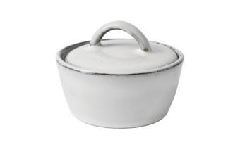 Broste Copenhagen Nordic Sand potje met deksel Ø 8 x H6 cm Bowl with lid