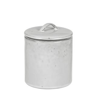    Broste Copenhagen pot met deksel Nordic Sand Small Ø 12 x H 12 cm