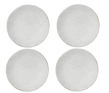 Broste Copenhagen Nordic Sand Ontbijtbord set van 4 Ø 20xH2,2 cm